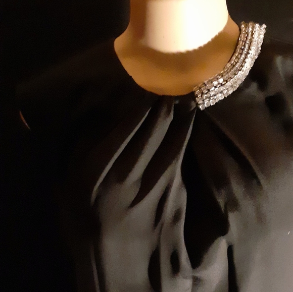 PHILLIP LIM EMBELLISHED COLLAR SHEATH DRESS SZ SM - Picture 3 of 6